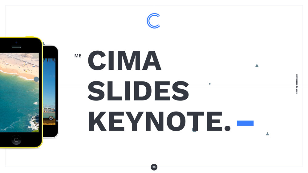Cima presentation keynote powerpoint googslide